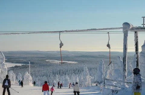 Ski Resort Ruka Stock Photos