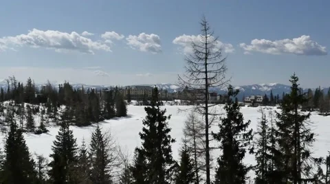 Ski Resort in Slovakia Video stock 51353277