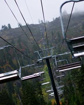 Ski resort in the summer Fotos Stock