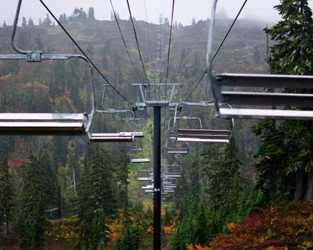 Ski resort in the summer Stock Photos