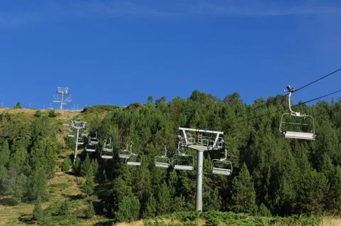 Ski resort in summer. Stock Photos