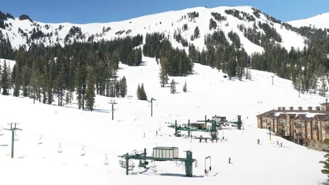 Ski Resort Time-lapse Stock Footage 121939736