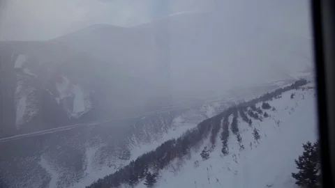 Ski resort4 Stock Footage 128757880