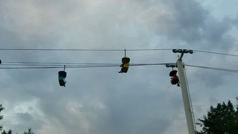 Ski riders Video stock 93848307