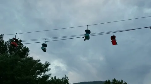 Ski riders Video stock 93848321