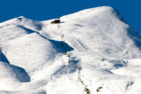 Ski Runs Stock Photos