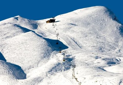 Ski Runs Stock Photos