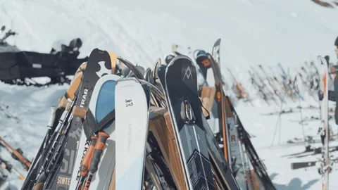 Ski Saison Video stock 128750171