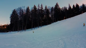 Ski school for kids, instructor talking about skiing Stock Footage 86067243