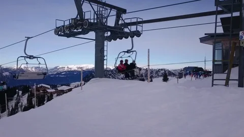 SKI SCHOOL MEETING Stock Footage 121850615