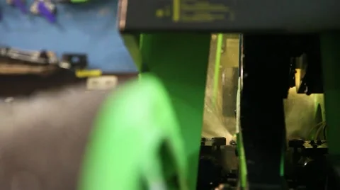 Ski sharpening machine Stock-Footage 49002456