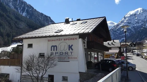 SKI SHOP IN AUSTRIA Stock Footage 121450484