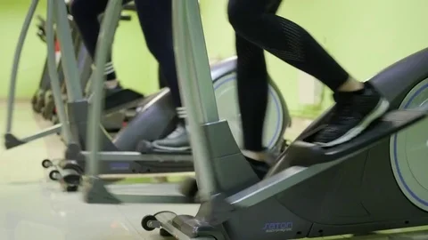 Ski simulator Stock Footage 84296163