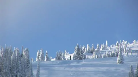 Ski Slope Stock Footage 44781455