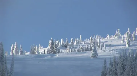 Ski Slope Video stock 44781970