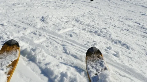 Ski slope Stock Footage 86216377