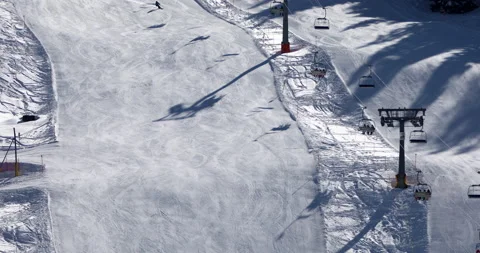 Ski slope Stock Footage 131246474