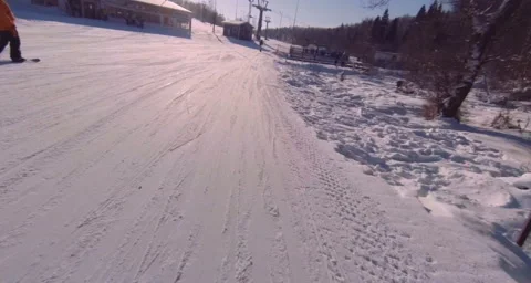 Ski slope Stock Footage 131560069