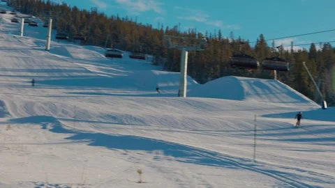 Ski slope Stock Footage 301819062