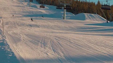 Ski slope Stock Footage 301819074