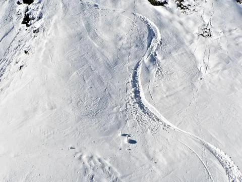 Ski slope Foto stock