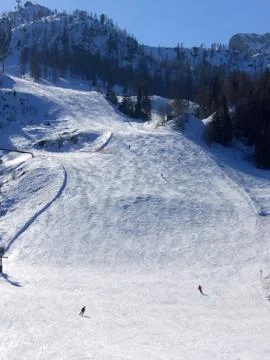 Ski slope Stock Photos