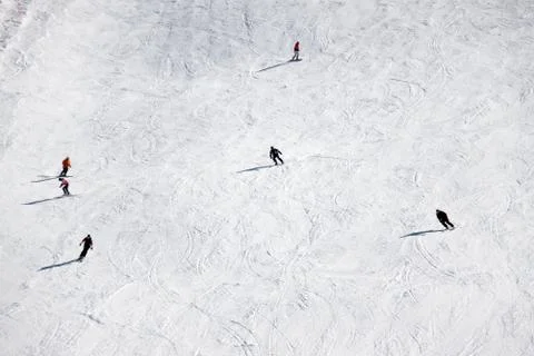 Ski slope Stock Photos