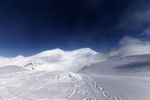 Ski slope Stock Photos