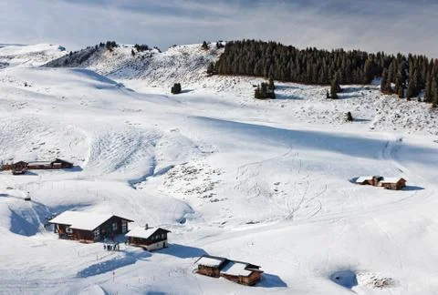 Ski slope. Stock Photos