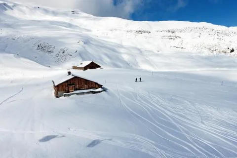 Ski slope. Stock Photos