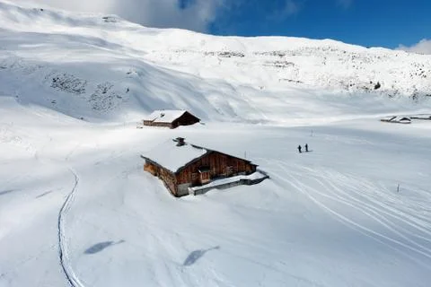 Ski slope. Stock Photos