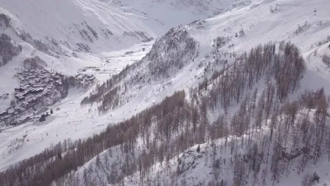Ski Slope Val d'Isère Stock Footage 146434038