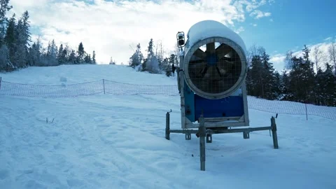 Ski Slopes Closed Due to Coronavirus pandemic in Europe. Video stock 147051026