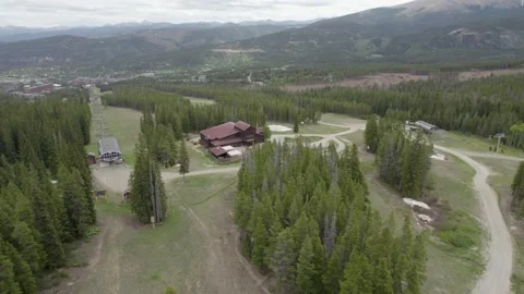 Ski Slopes Drone Summer Video stock 235817191