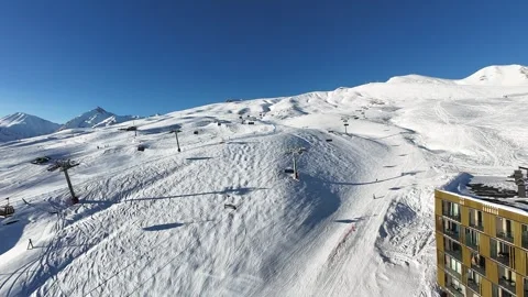 Ski slopes Gudauri 库存影片 306974488
