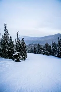 Ski slopes Stock Photos