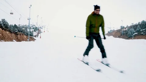 Ski Sport Stock Footage 107054053