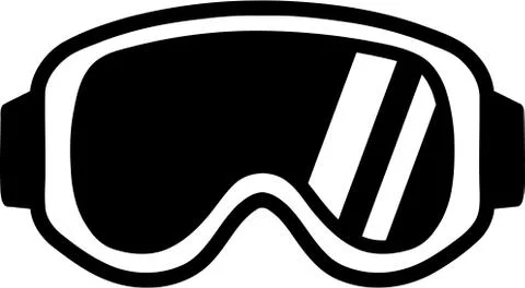 Ski Sport Goggles Stock Illustration