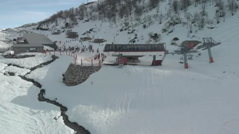 Ski station, Vídeo Stock 138054552