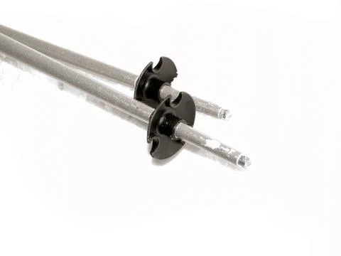 Ski sticks Stock Photos