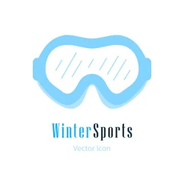 Ski sun glasses Stock Illustration