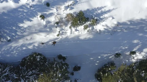 Ski touring group Stock-Footage 129365131