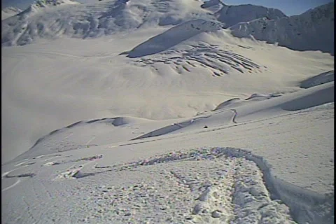 Ski Trails 01 Vídeo Stock 356861