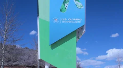 Ski Training Site Stock Footage 22295452