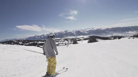 SKI_SLIDE_SLOWMOTION_SUPERCLEAR.MTS 库存影片 32302567