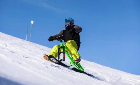 SkiBike Stock Photos