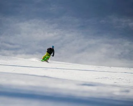 SkiBike Stock Photos