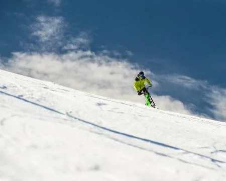 SkiBike Stock Photos