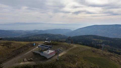 Skicentre Plesivec 写真素材