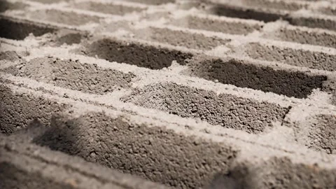 Skid of Concrete Bricks Stock Footage 347348705